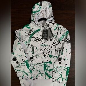 George V Paris Hooded Sweatshirt / Size “L” Designer Clothing Retail $175.00